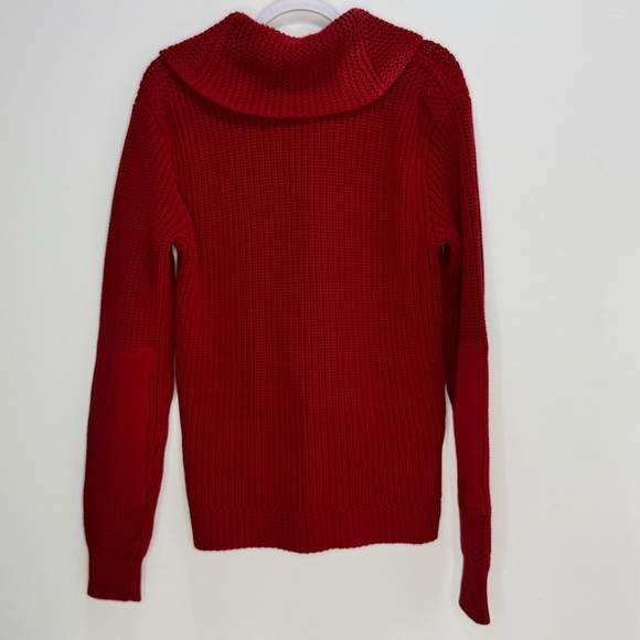 Polo Ralph Lauren cable knit shawl sweater - Picture 2 of 9